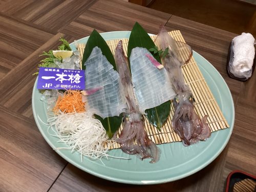 イカの生き作り