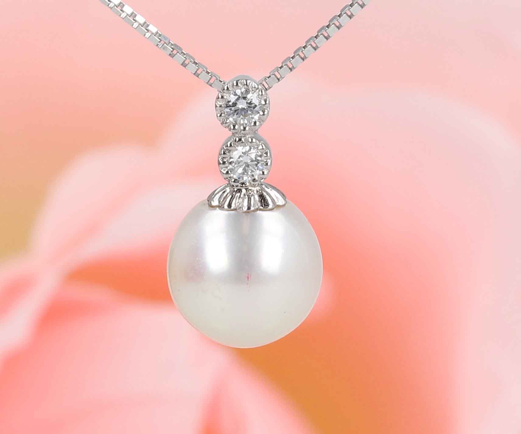 パールの指輪をペンダントにジュエリーリフォーム